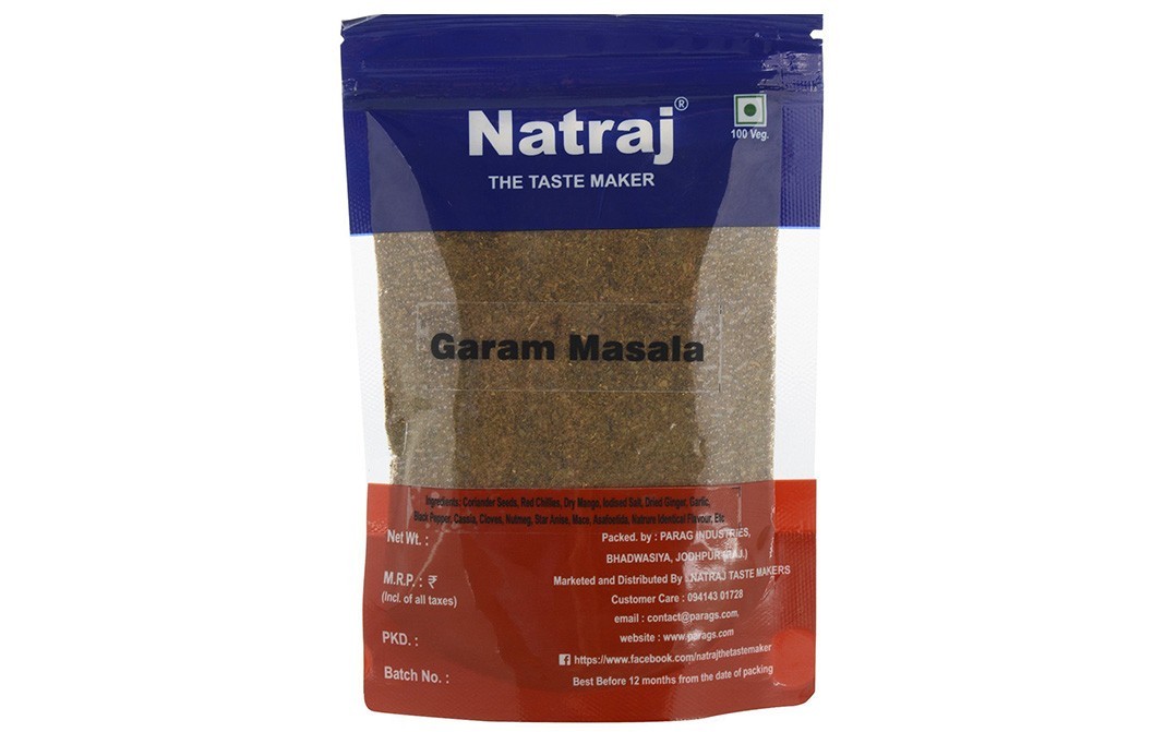Natraj Garam Masala    Pack  80 grams